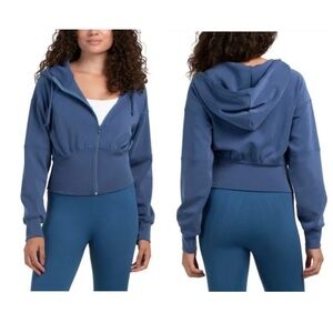 NUX Black Made In Usa Sleek Zip Up Hoodie